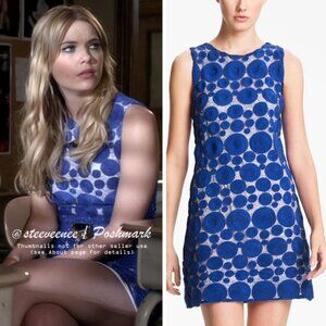 Alice + Olivia Dot Lace Shift Dress ASO Hanna Marin